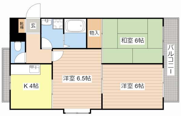 エクシード西大津の物件間取画像